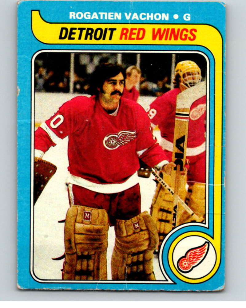 1979-80 Topps #235 Rogie Vachon Detroit Red Wings V81944 Image 1