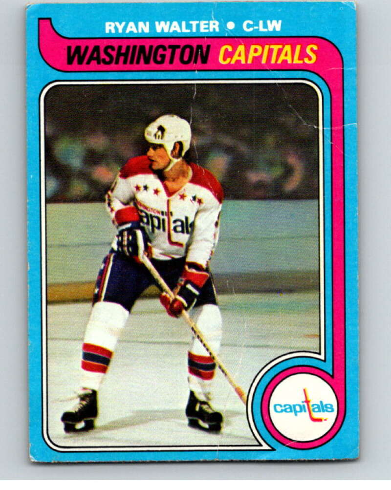 1979-80 Topps #236 Ryan Walter RC Rookie Washington Capitals V81948 Image 1