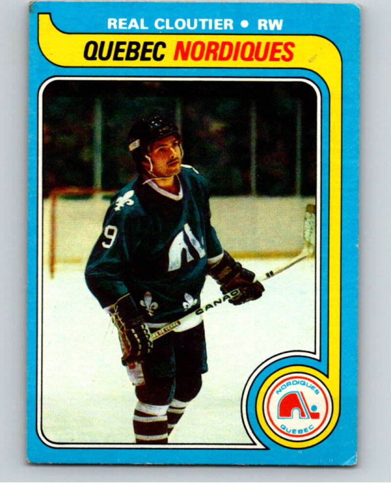 1979-80 Topps #239 Real Cloutier Quebec Nordiques V81952 Image 1