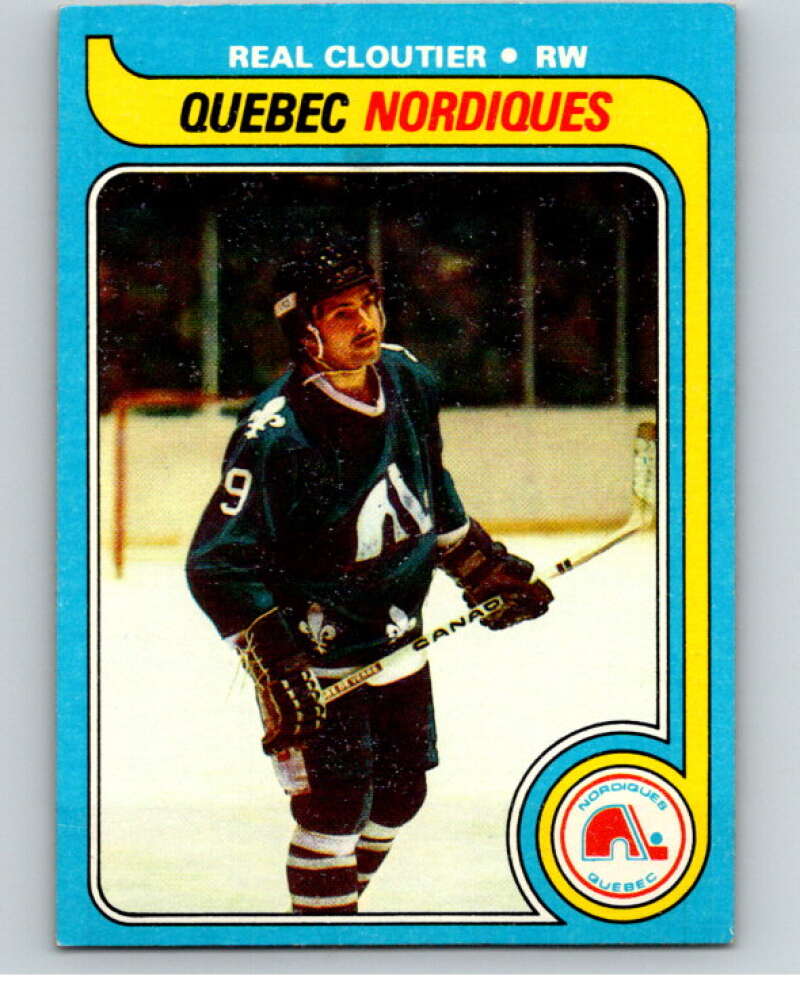 1979-80 Topps #239 Real Cloutier Quebec Nordiques V81953 Image 1