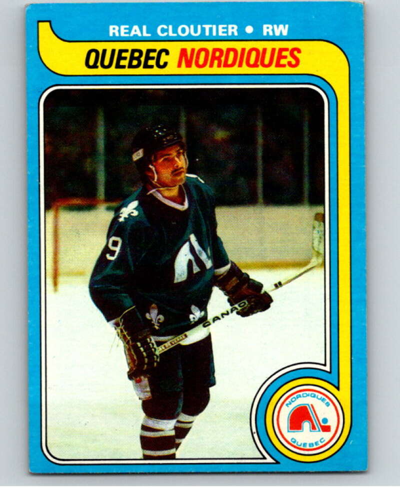 1979-80 Topps #239 Real Cloutier Quebec Nordiques V81954 Image 1