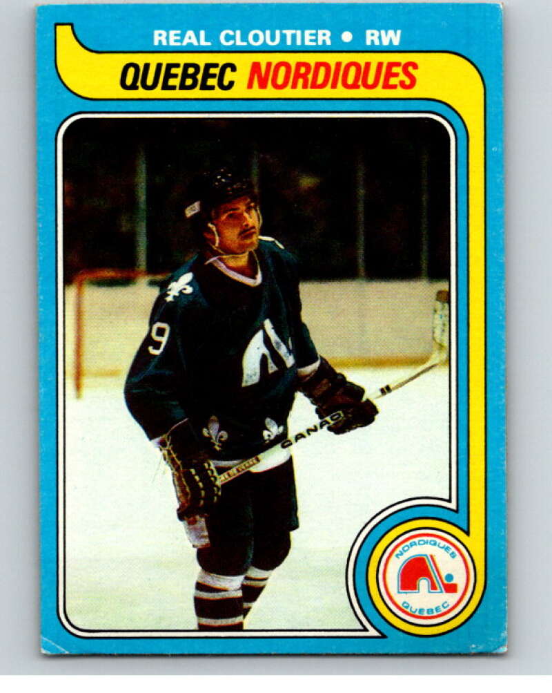1979-80 Topps #239 Real Cloutier Quebec Nordiques V81956 Image 1