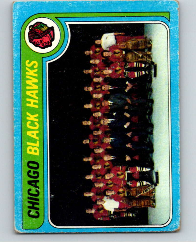 1979-80 Topps #247 Blackhawks TC Chicago Blackhawks V81973 Image 1