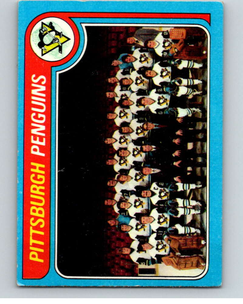 1979-80 Topps #256 Penguins TC Pittsburgh Penguins V82004 Image 1
