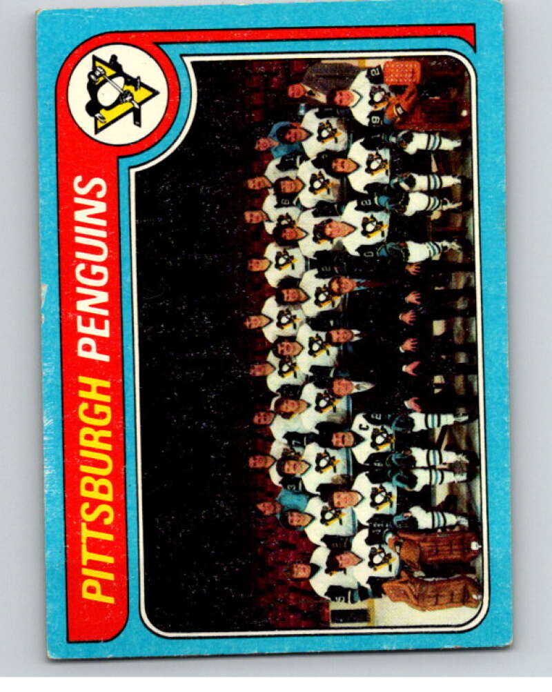 1979-80 Topps #256 Penguins TC Pittsburgh Penguins V82005 Image 1