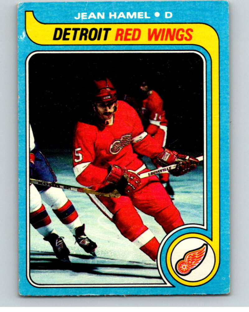 1979-80 Topps #262 Jean Hamel Detroit Red Wings V82021 Image 1