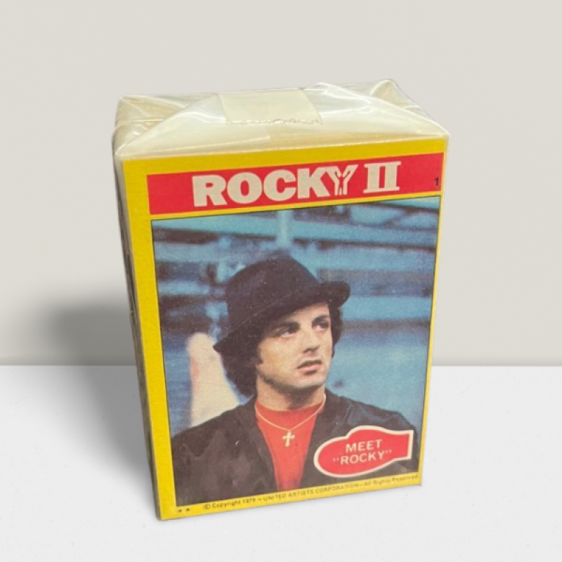 1979 Topps Rocky II Movie Complete Vintage Trading Card Set 1-99 Image 1