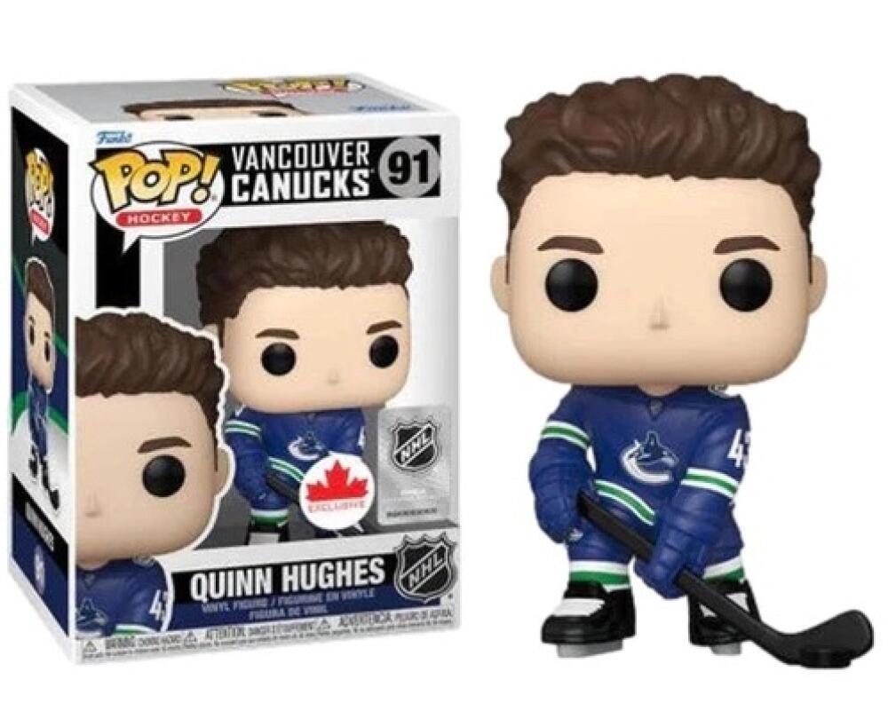 Funko Pop - 91 NHL Quinn Hughes Vinyl Figure *Canadian Exclusive Image 1