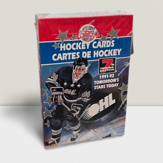 1991-92 OHL 7th Inning Sketch Tomorrows Stars Hockey Box - 36 pack Box Image 1