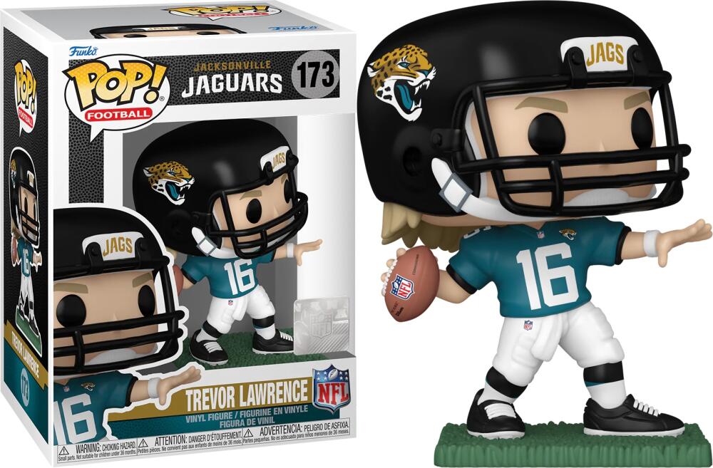 Funko Pop - NFL 173 Trevor Lawrence Jacksonville Jaguars Vinyl Figure Image 1
