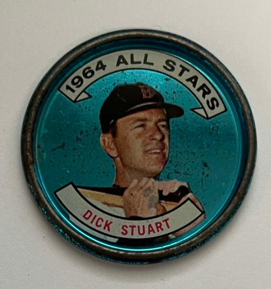 1964 Topps Coins Baseball #122 Dick Stuart AS  Boston Red Sox  V82030 Image 1