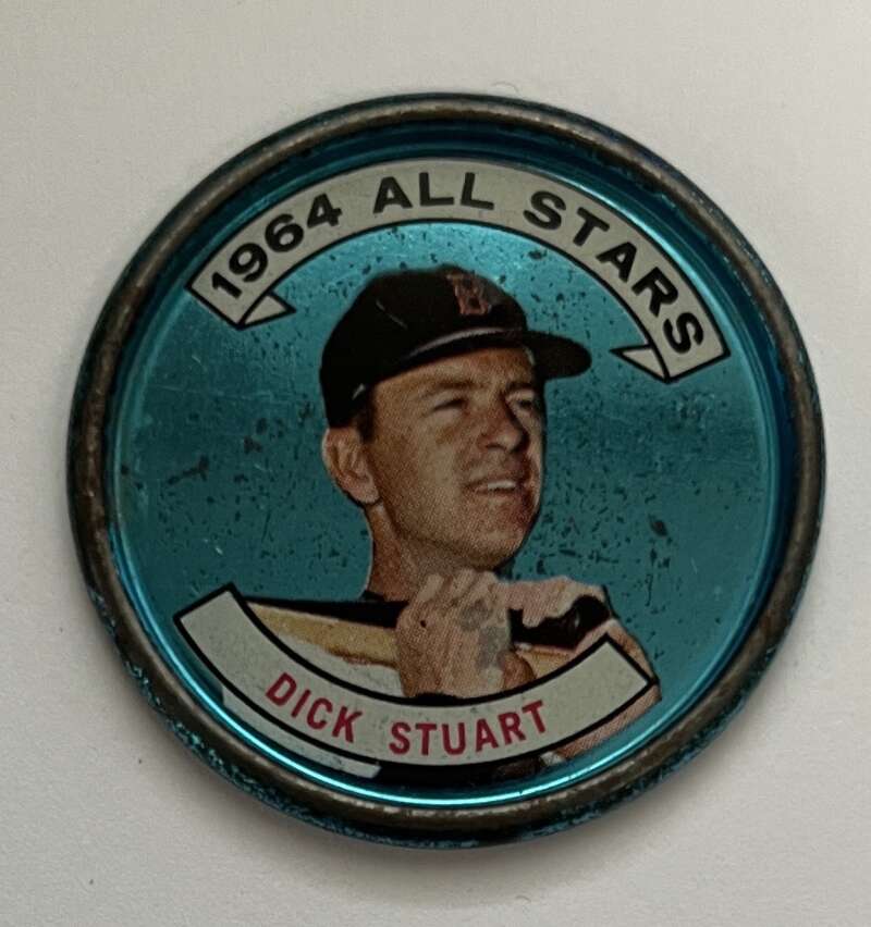1964 Topps Coins Baseball #122 Dick Stuart AS  Boston Red Sox  V82030 Image 1