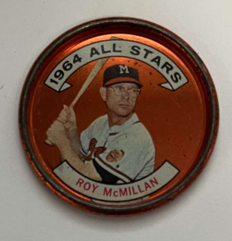 1964 Topps Coins Baseball #148 Roy McMillan AS Milwaukee Braves V82040 Image 1