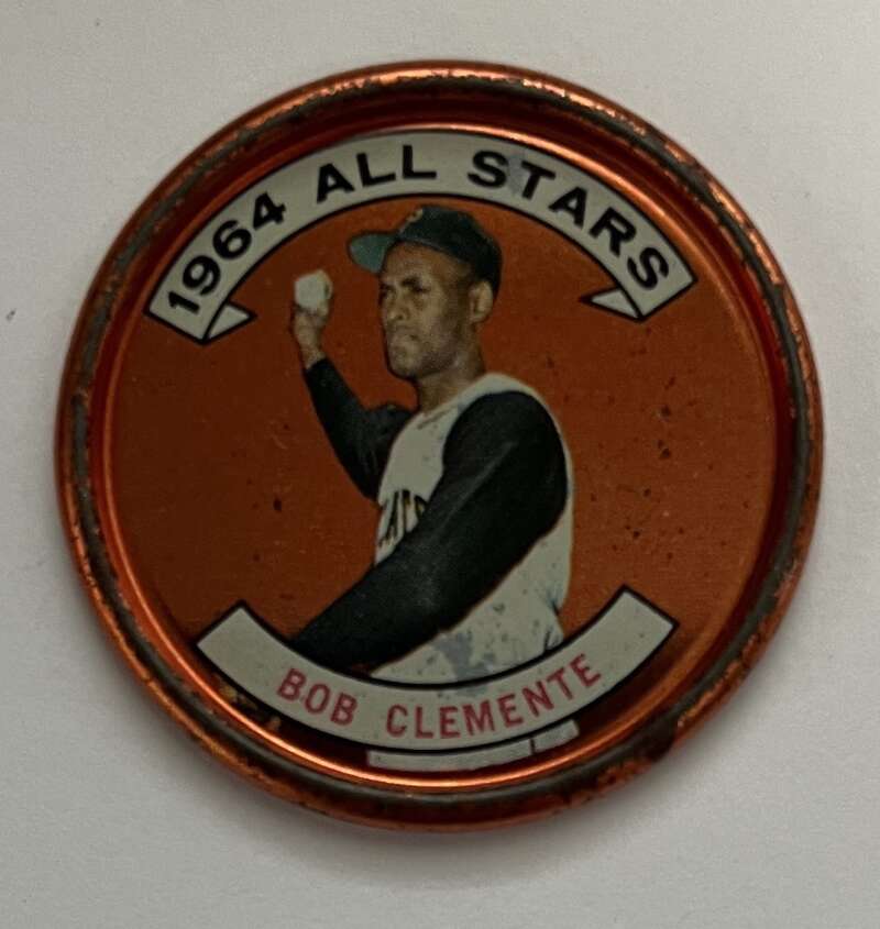 1964 Topps Coins Baseball #150 Roberto Clemente AS  Pittsburgh Pirates  V82044 Image 1