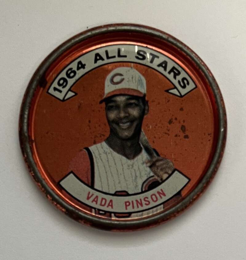 1964 Topps Coins Baseball #152 Vada Pinson AS Cincinnati Reds V82045 Image 1