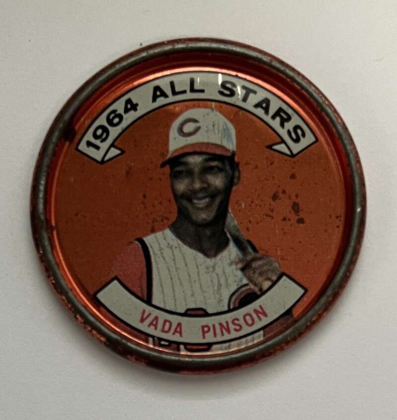 1964 Topps Coins Baseball #152 Vada Pinson AS  Cincinnati Reds  V82045 Image 1