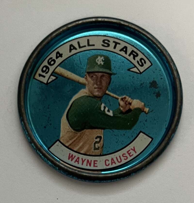 1964 Topps Coins Baseball #161 Wayne Causey AS Kansas City Athletics V82050 Image 1