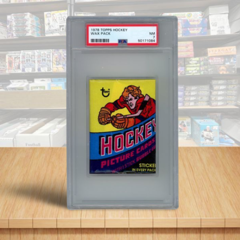 1978 Topps Hockey Wax Pack Graded PSA 7 - NEARMINT - #50171084 Image 1