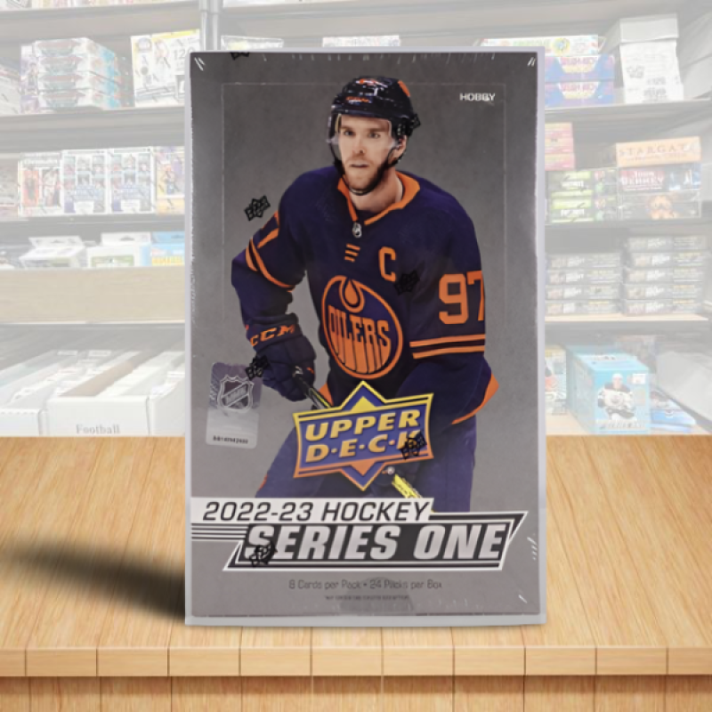 2022-23 Upper Deck Series 1 Hockey Hobby Box - 24 Packs Per Box Image 1