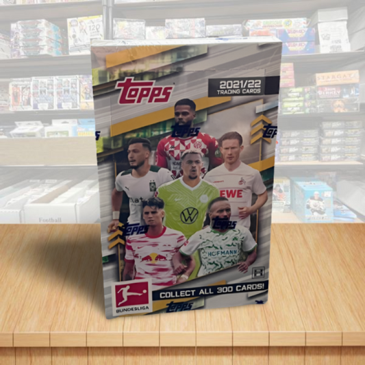 2021-22 Topps Bundesliga Soccer Hobby Box - 24 Packs Per Box Image 1