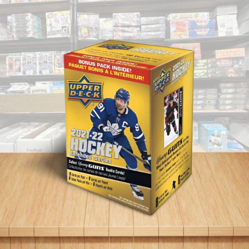 2021-22 Upper Deck Extended Blaster Factory Sealed Hockey Box Image 1