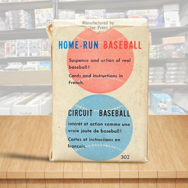 1962 Home-Run Baseball Vintage Card Game English/French Boxed Card Complete Set Image 2