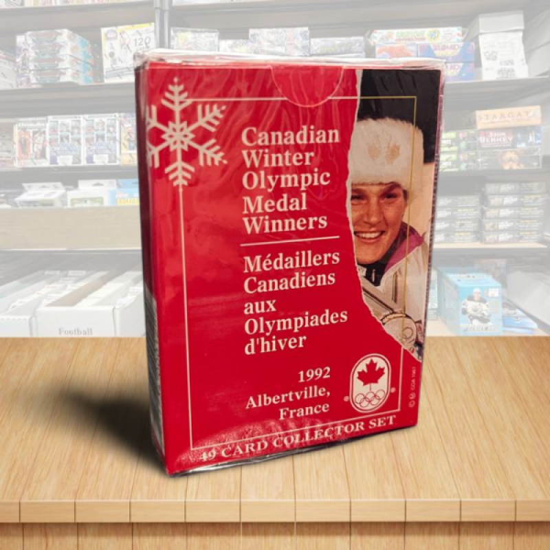 1992 Canadian Winter Olympic Medal Winners Hockey Complete Boxed Factory Set Image 1