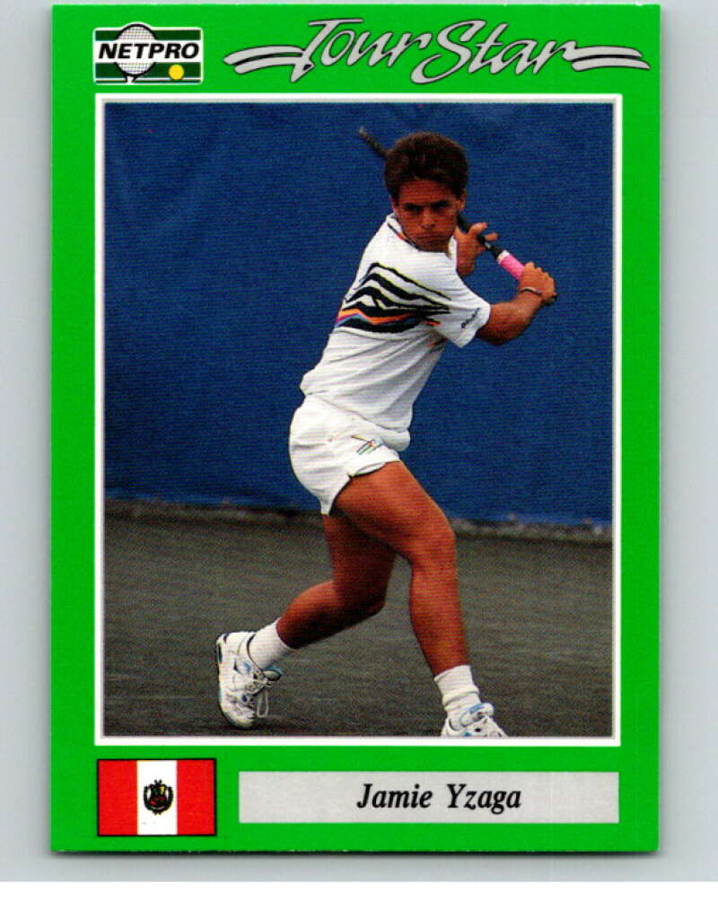 1991 NetPro Tour Stars Tennis #15 Jamie Yzaga RC Rookie V82063 Image 1