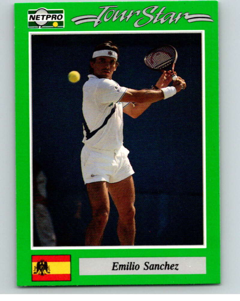 1991 NetPro Tour Stars Tennis #26 Emilio Sanchez V82069 Image 1