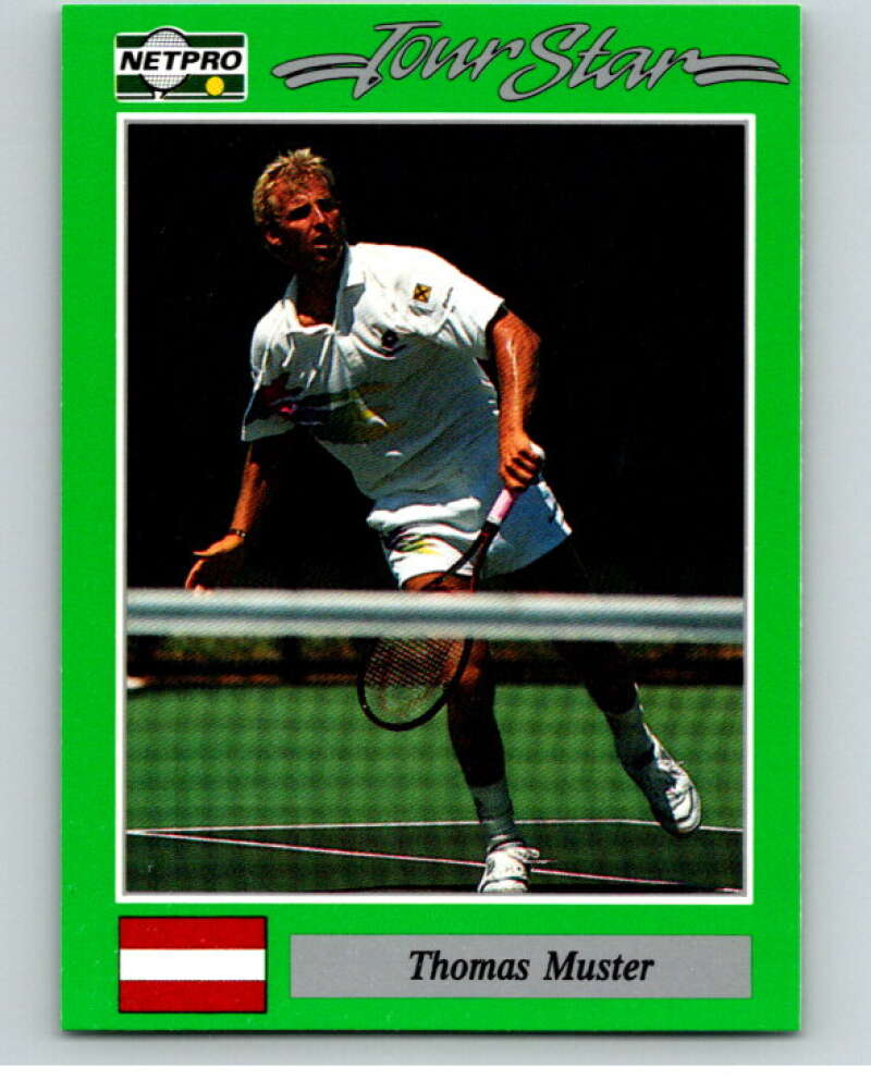 1991 NetPro Tour Stars Tennis #27 Thomas Muster RC Rookie V82071 Image 1