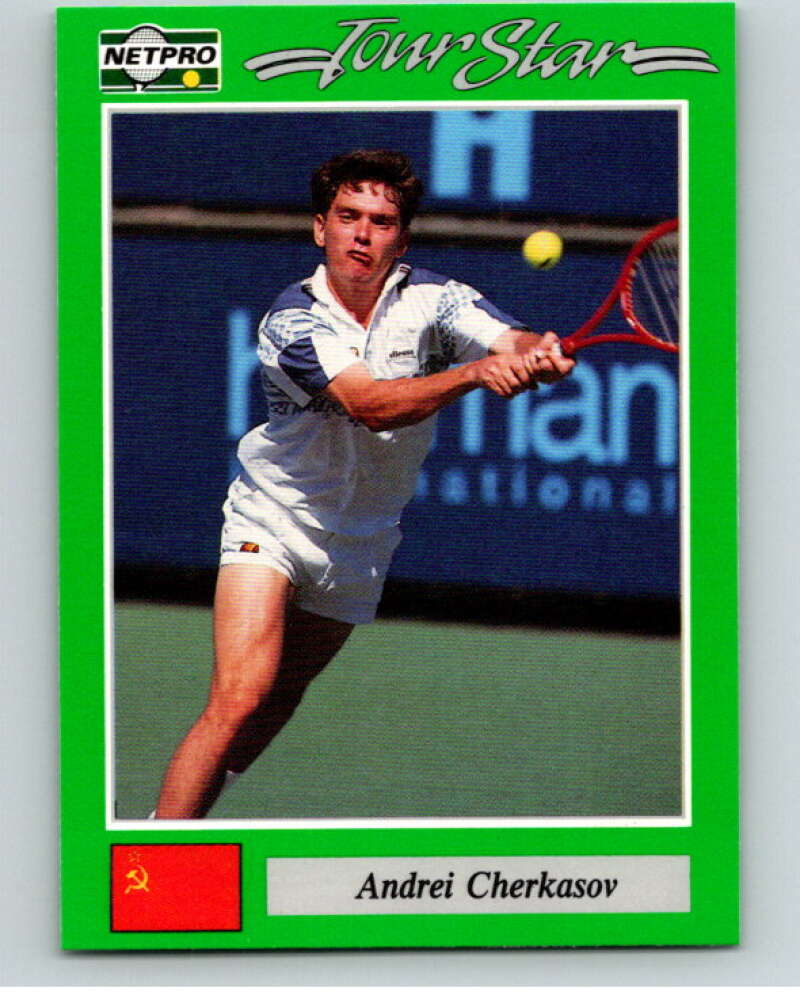 1991 NetPro Tour Stars Tennis #86 Andrei Cherkasov V82108 Image 1