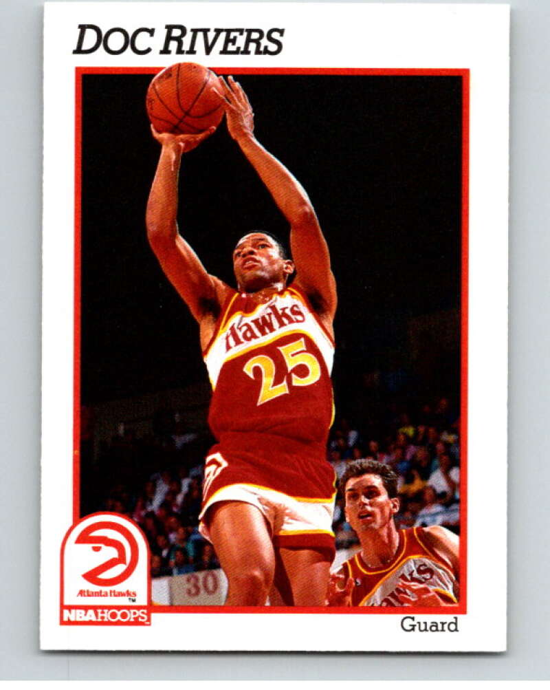 1991-92 Hoops #4 Doc Rivers Atlanta Hawks V82124 Image 1