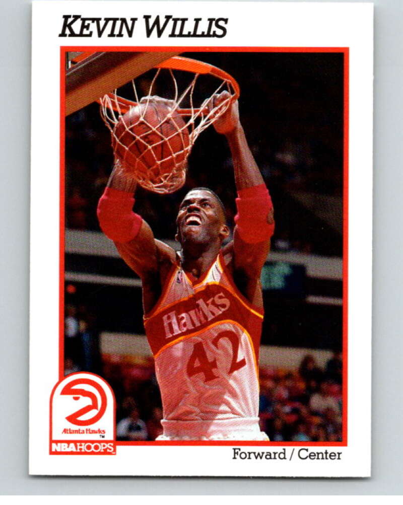 1991-92 Hoops #8 Kevin Willis  Atlanta Hawks  V82129 Image 1