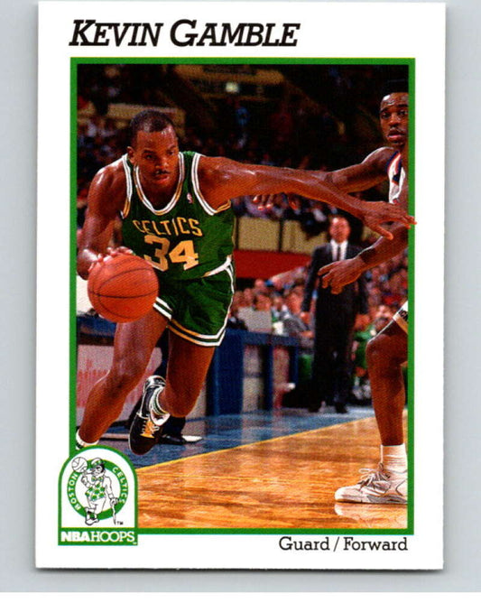 1991-92 Hoops #11 Kevin Gamble  Boston Celtics  V82131 Image 1