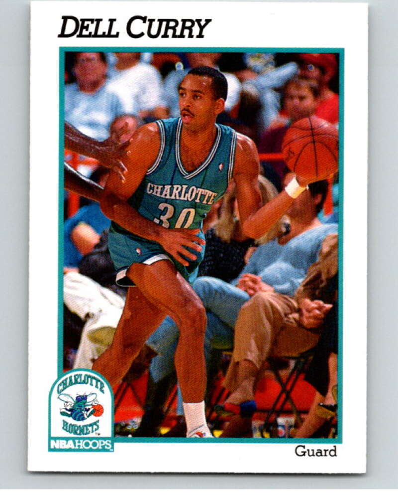 1991-92 Hoops #20 Dell Curry Charlotte Hornets V82137 Image 1