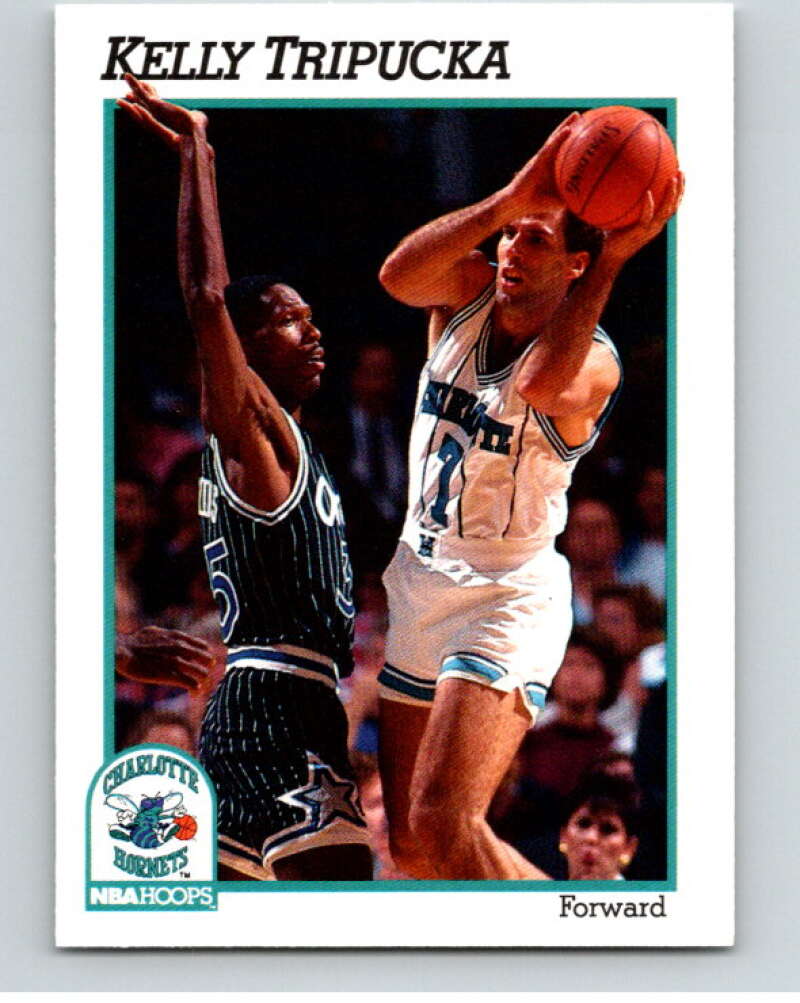 1991-92 Hoops #25 Kelly Tripucka Charlotte Hornets V82142 Image 1