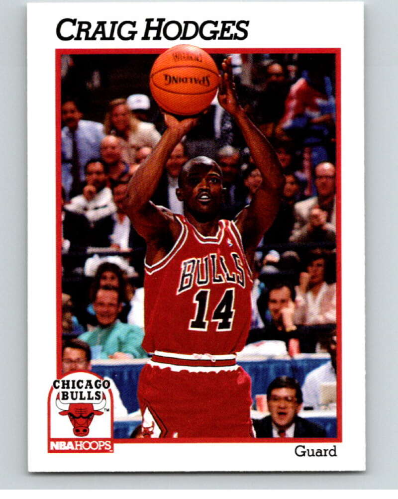 1991-92 Hoops #29 Craig Hodges Chicago Bulls V82145 Image 1