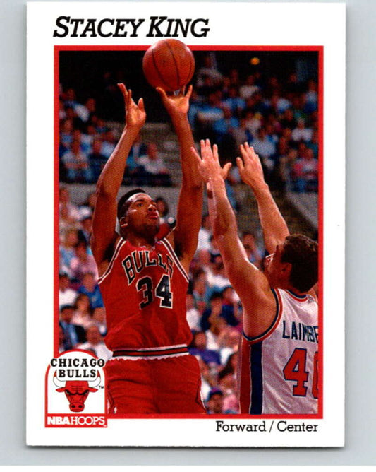 1991-92 Hoops #31 Stacey King  Chicago Bulls  V82147 Image 1