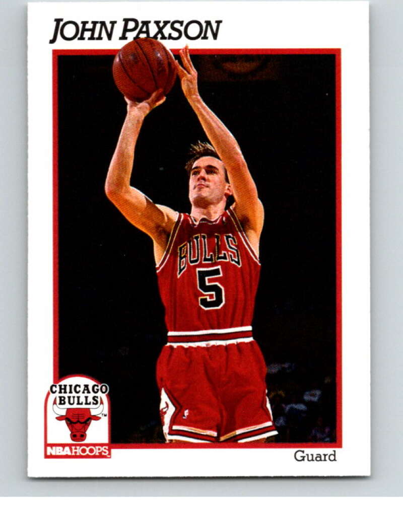 1991-92 Hoops #33 John Paxson Chicago Bulls V82150 Image 1