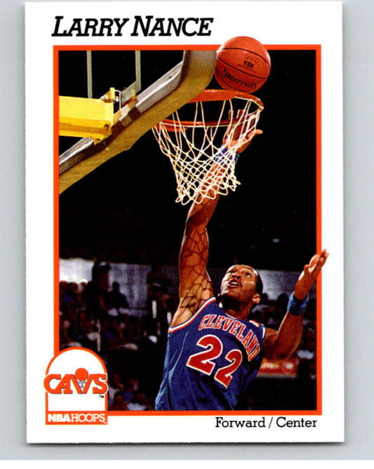 1991-92 Hoops #39 Larry Nance  Cleveland Cavaliers  V82156 Image 1