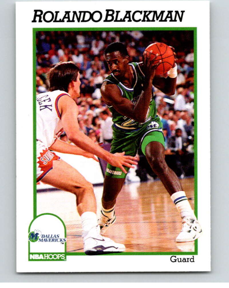 1991-92 Hoops #43 Rolando Blackman Dallas Mavericks V82160 Image 1