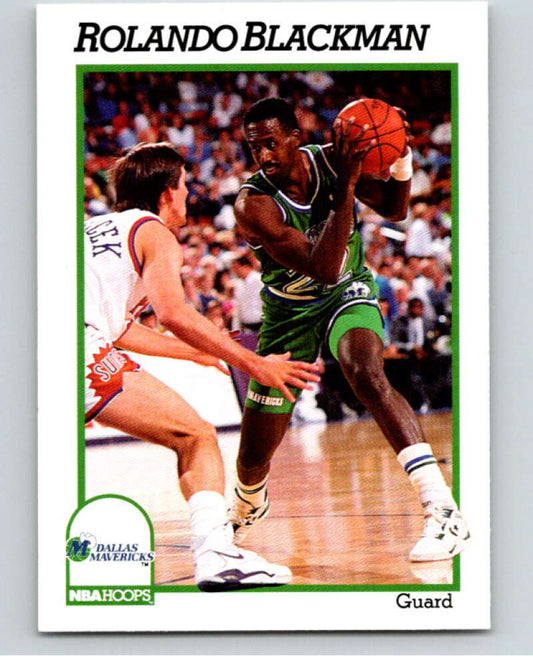 1991-92 Hoops #43 Rolando Blackman  Dallas Mavericks  V82160 Image 1