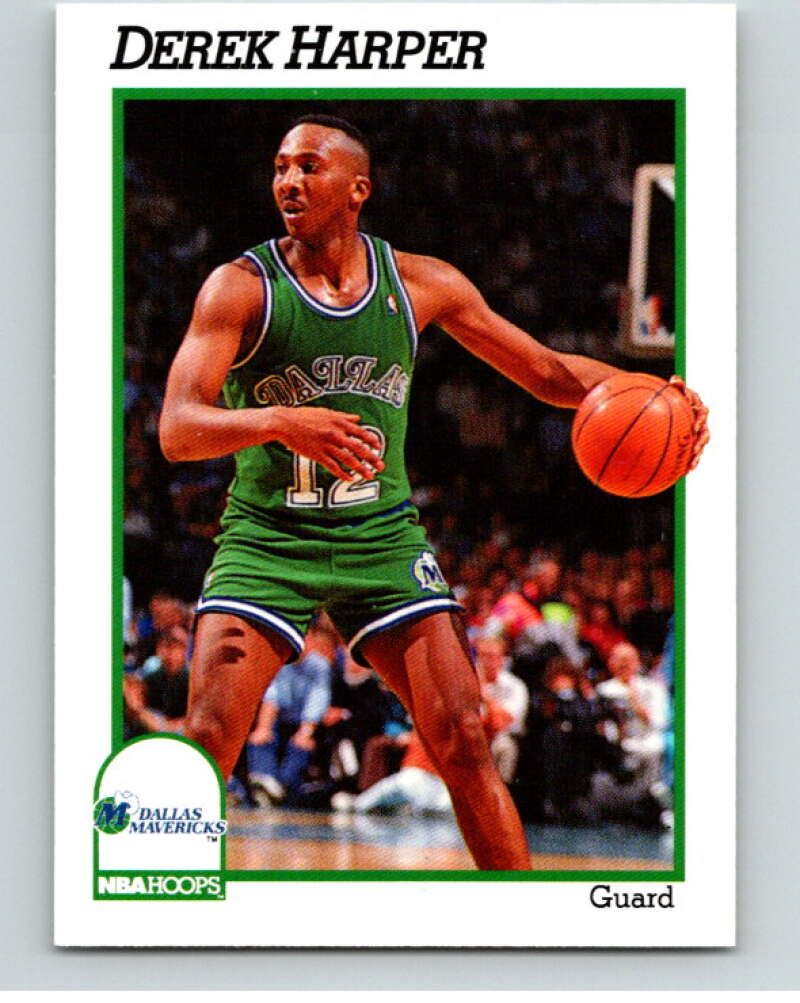 1991-92 Hoops #46 Derek Harper Dallas Mavericks V82161 Image 1