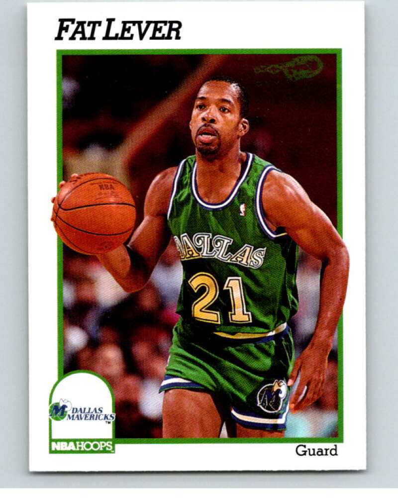 1991-92 Hoops #47 Lafayette Lever Dallas Mavericks V82162 Image 1