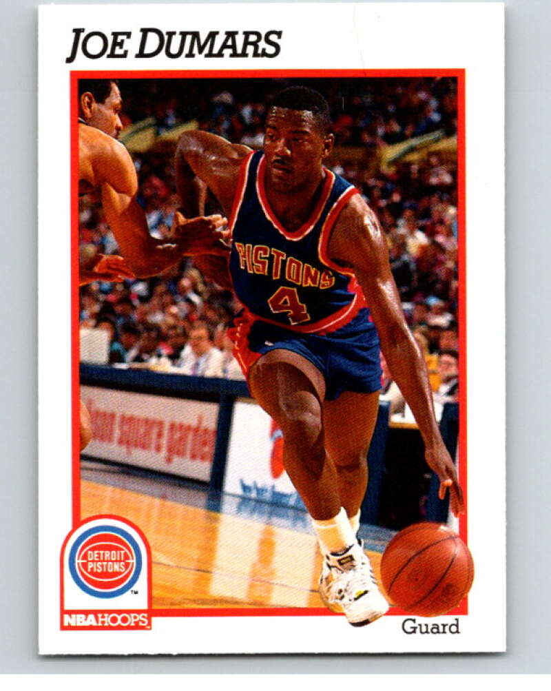 1991-92 Hoops #60 Joe Dumars Detroit Pistons V82174 Image 1