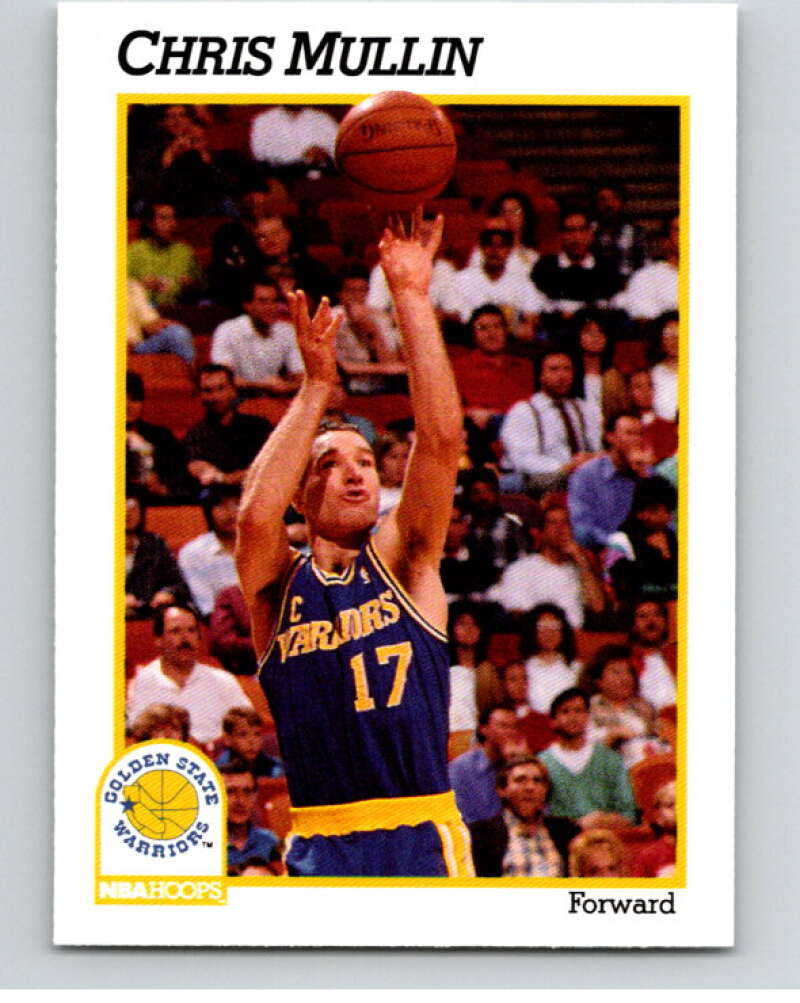 1991-92 Hoops #72 Chris Mullin Golden State Warriors V82182 Image 1