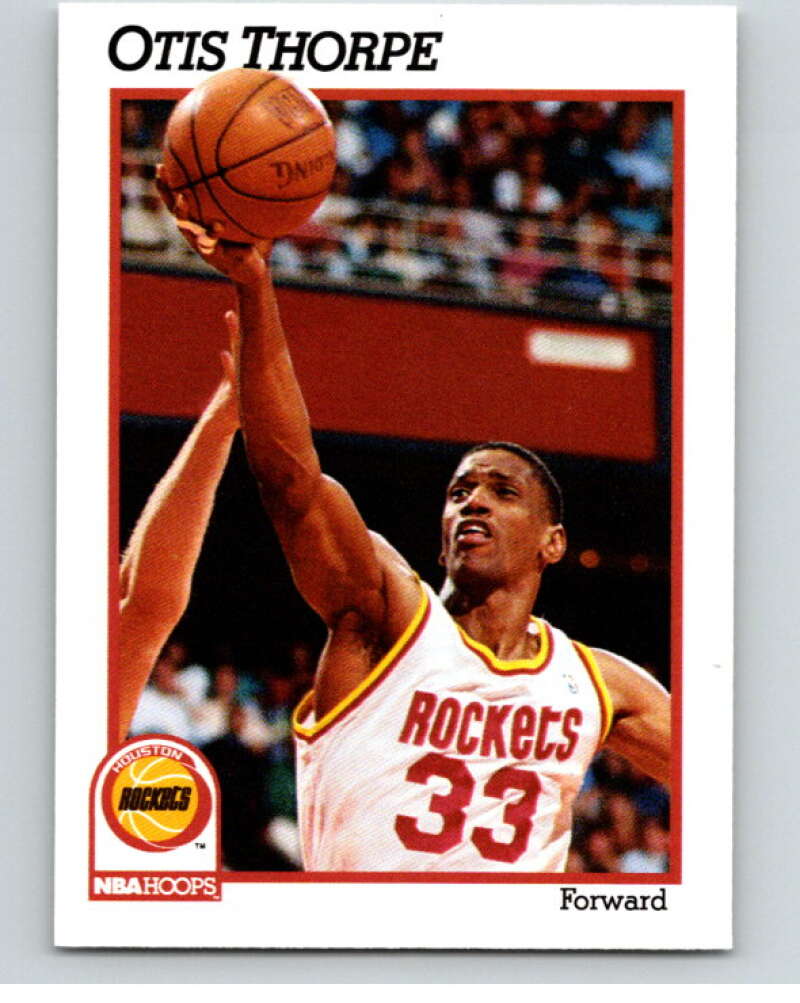1991-92 Hoops #82 David Wood RC Rookie Houston Rockets V82191 Image 1