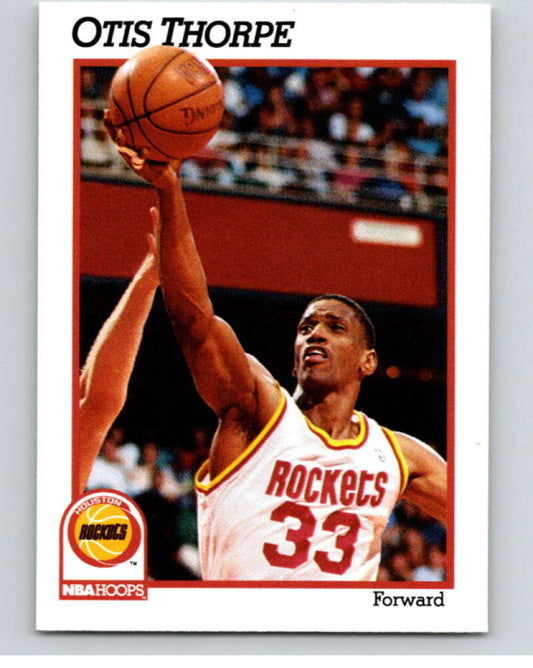1991-92 Hoops #82 David Wood  RC Rookie Houston Rockets  V82191 Image 1