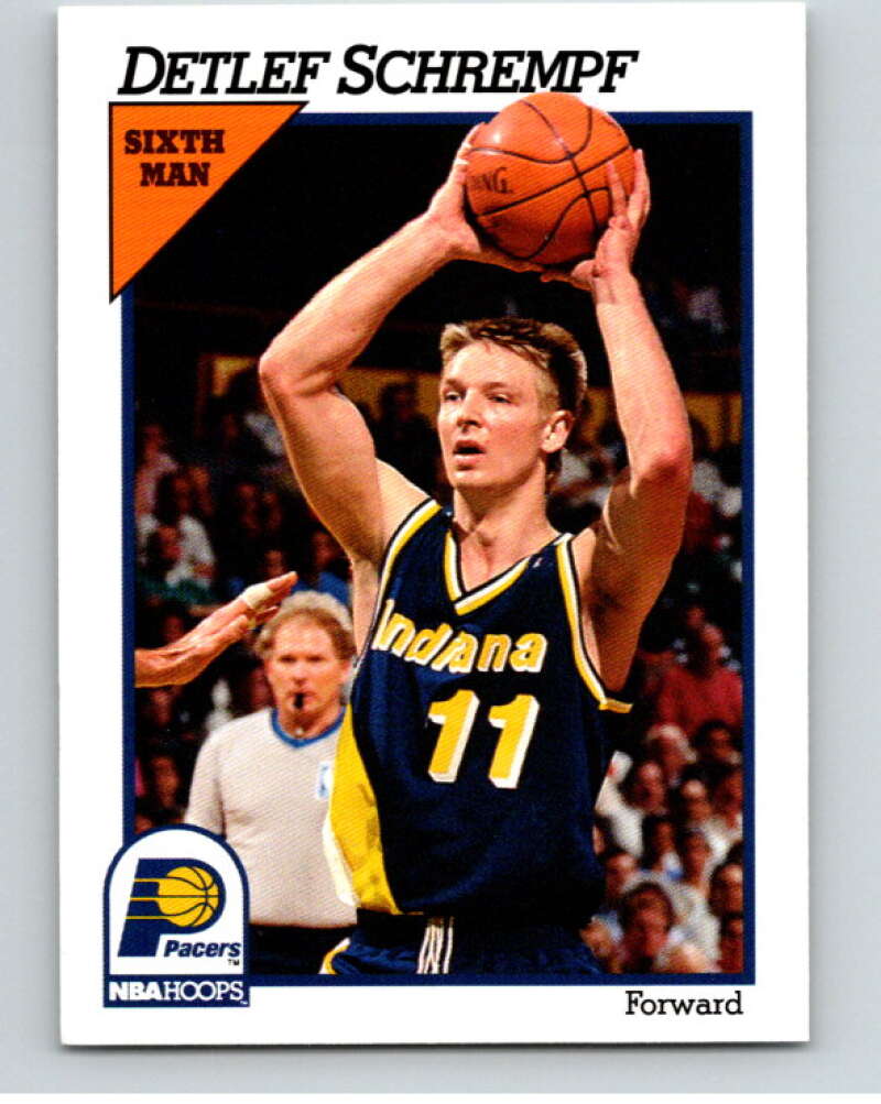 1991-92 Hoops #89 LaSalle Thompson Indiana Pacers V82198 Image 1