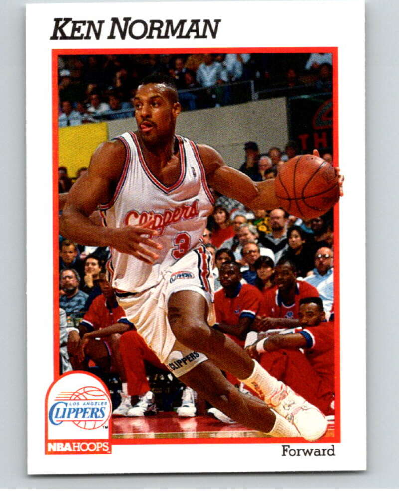 1991-92 Hoops #97 Olden Polynice Los Angeles Clippers V82206 Image 1